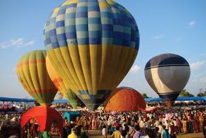 Hot air balloon ride in Pushkar